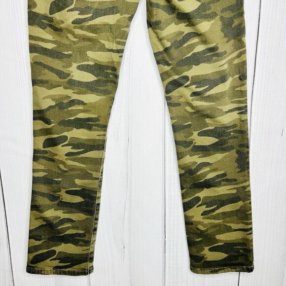 Lucky Brand Womens Camo Jeans Mid-Rise Ava Slim Size 0/25 (25" x 26") Ankle - Picture 9 of 9